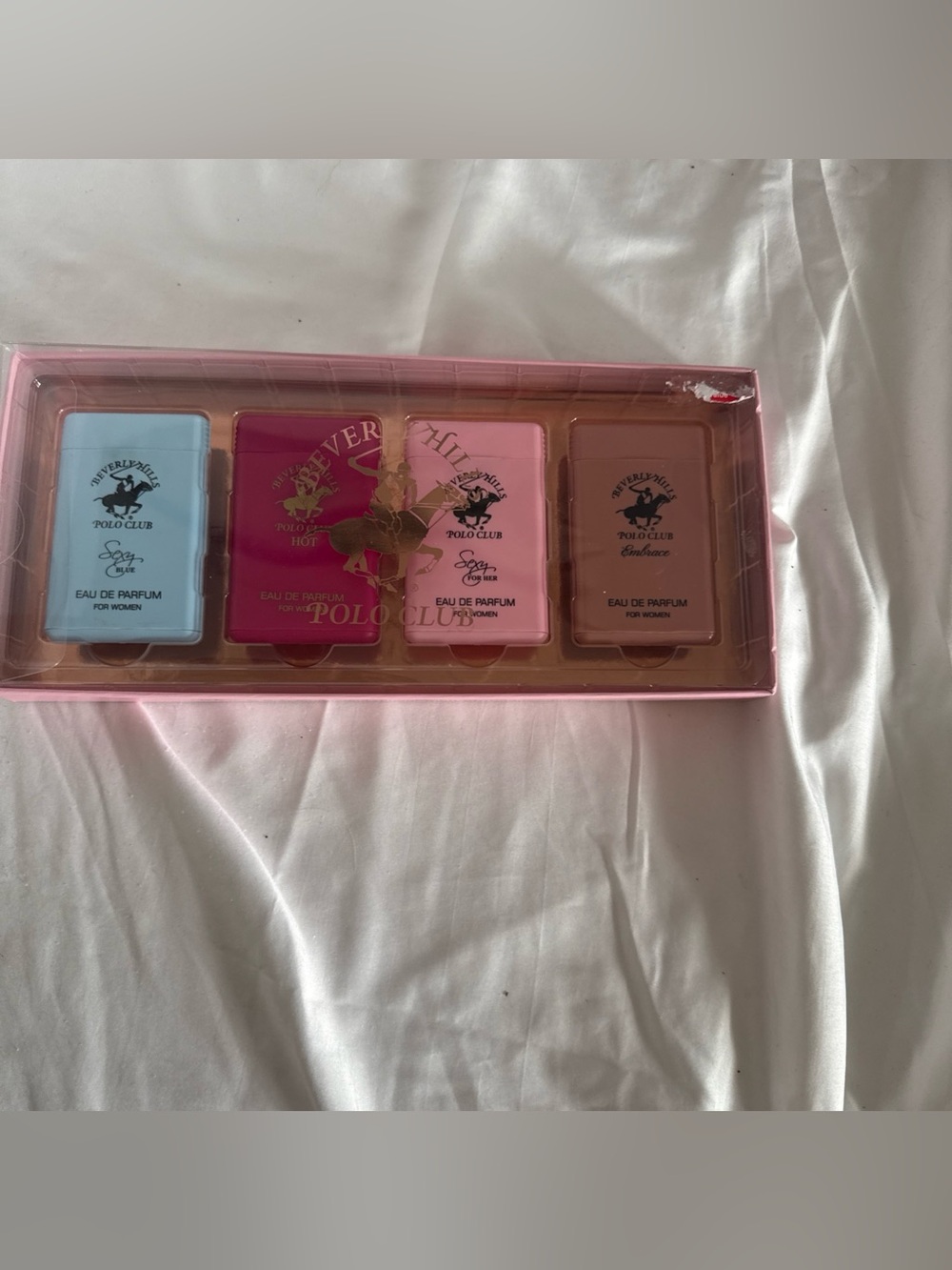 Pocket Spray by Beverly Hills Polo Club 4 Piece for Women 0.68oz (20ml)
